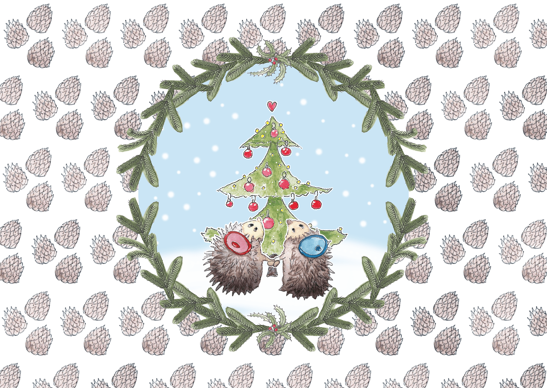 Weihnachten zusammen